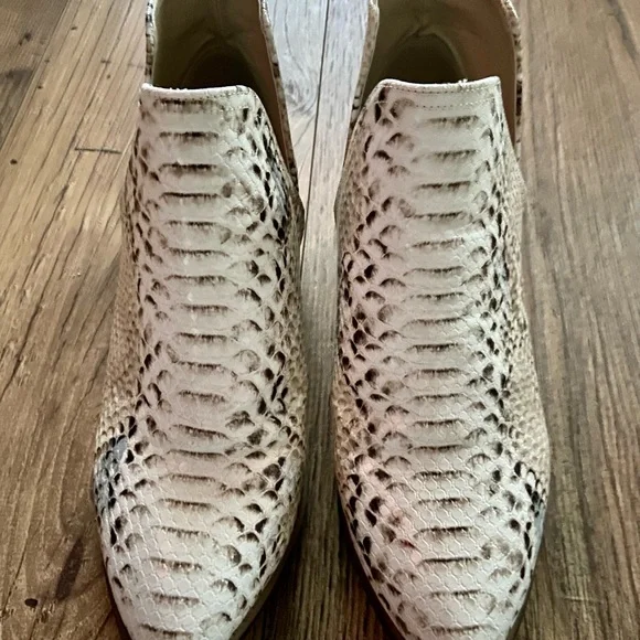 Faux Snakeskin Booties - Picture 2 of 5